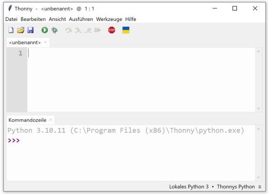 Thonny Einrichten